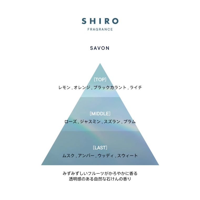 SHIRO　サボン　ノート